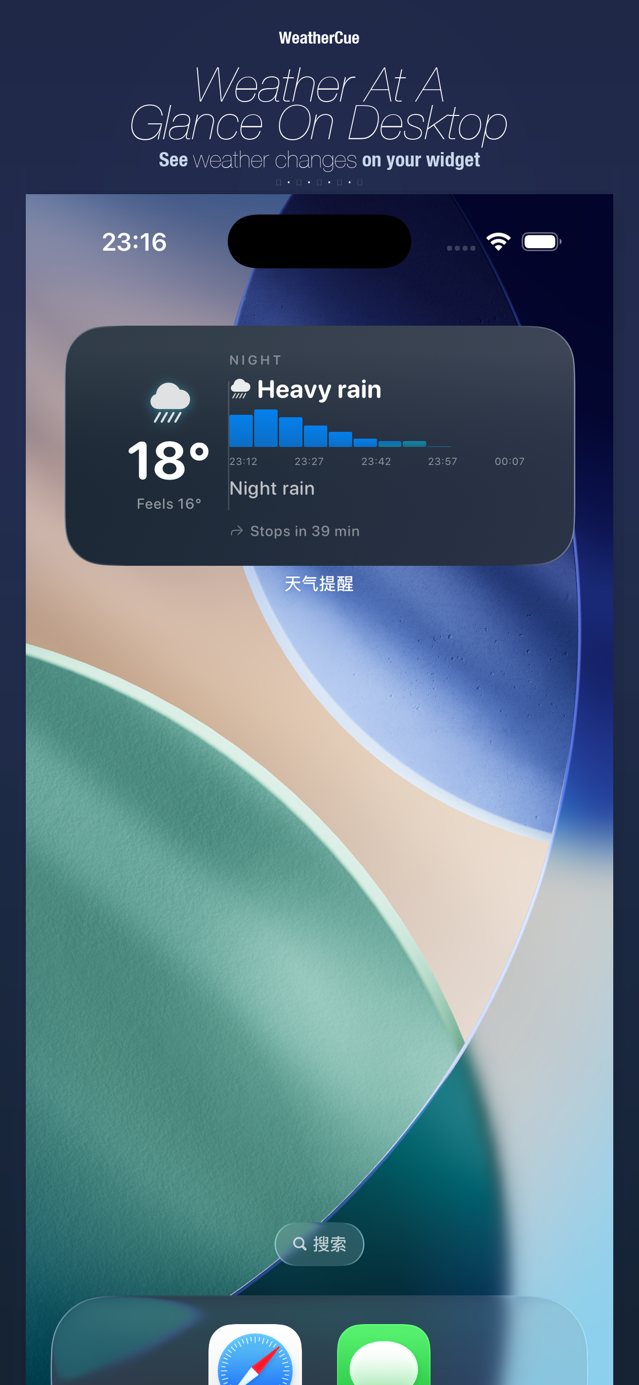 Weather At A Glance On Desktop